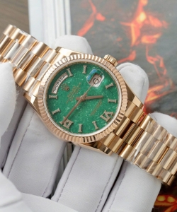 Rolex day-date 128235 dial aventurine custom gold wrapped 36mm