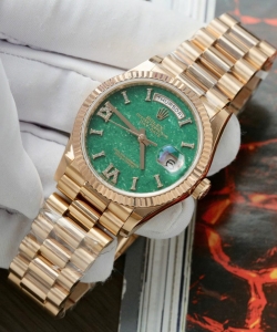 Rolex day-date 128235 dial aventurine custom gold wrapped 36mm