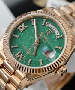 Rolex day-date 128235 dial aventurine custom gold wrapped 36mm