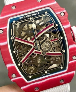 Richard Mille rm67-02 red carbon weight 37 grams 38.7 47.52mm