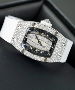 Richard Mille rm007 white custom full moissanite diamonds hong kong 36mm