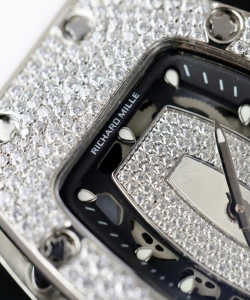 Richard Mille rm007 white custom full moissanite diamonds hong kong 36mm