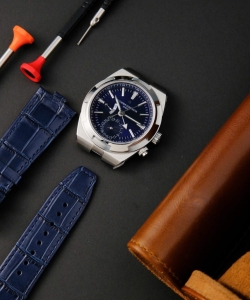 vacheron constantin overseas dual time 7900v blue dial 41mm