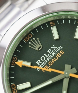 Rolex milgauss 116400gv oyster strap 40mm