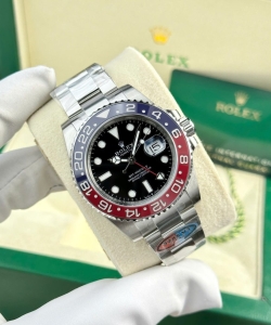 Rolex pepsi gmt-master ii 126710blro oyster strap v3 40mm