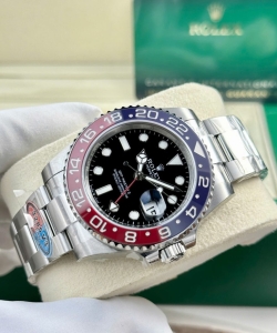 Rolex pepsi gmt-master ii 126710blro oyster strap v3 40mm