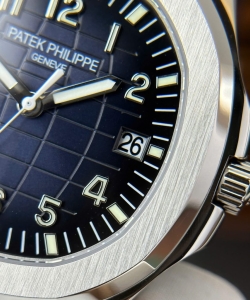 Patek Philippe aquanaut 5168g blue dial custom like auth 42.2mm