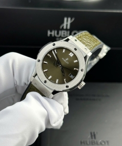 hublot classic fusion womens green 33mm