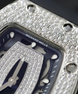 Richard Mille rm007 moissanite diamonds custom 36mm