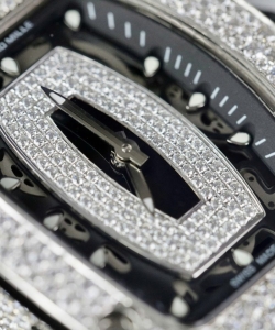 Richard Mille rm007 moissanite diamonds custom 36mm