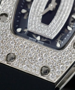 Richard Mille rm007 moissanite diamonds custom 36mm