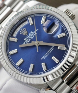 Rolex day-date 128236 blue dial weight 158gram 36mm