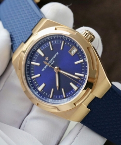 vacheron constantin overseas 4500v dial blue gold wrapped 41mm