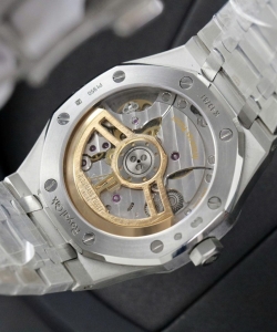 audemars piguet royal oak 15500st frosted gold dial blue 41mm