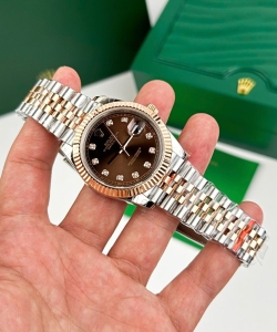 Rolex datejust 126331 dial chocolate jubilee strap 41mm