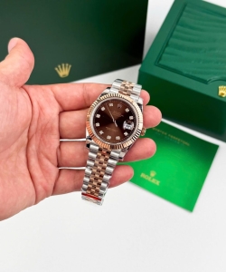 Rolex datejust 126331 dial chocolate jubilee strap 41mm