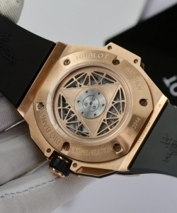 hublot big bang sang bleu ii king gold watch blue 44mm