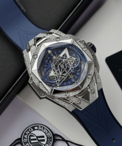 hublot big bang sang bleu ii watch blue 44mm