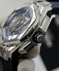 hublot big bang sang bleu ii watch blue 44mm