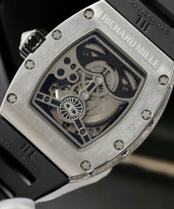 Richard Mille rubber strap black 42mm