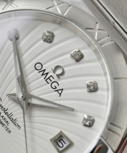 omega constellation co-axial clone watch white dial 38mm