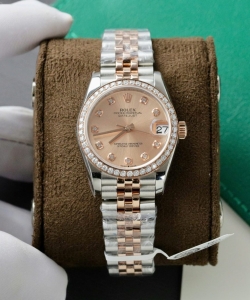 Rolex datejust custom moissanite diamonds hong kong 31mm