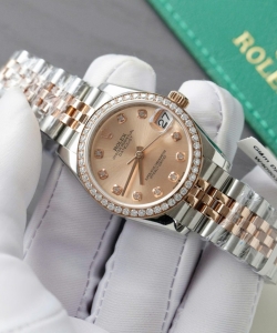 Rolex datejust custom moissanite diamonds hong kong 31mm