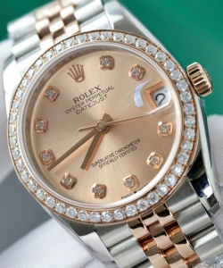 Rolex datejust custom moissanite diamonds hong kong 31mm