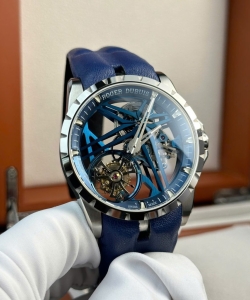 roger dubuis excalibur cobalt blue rddbex0838 42mm