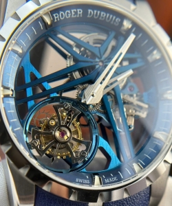 roger dubuis excalibur cobalt blue rddbex0838 42mm