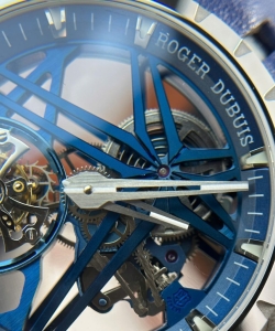 roger dubuis excalibur cobalt blue rddbex0838 42mm