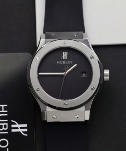 hublot classic fusion 40 years anniversary watch black dial 42mm