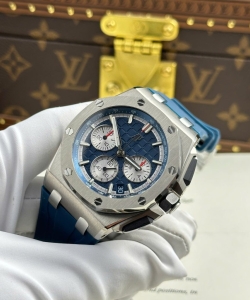 audemars piguet royal oak offshore chronograph 26420 blue dial a 43mm