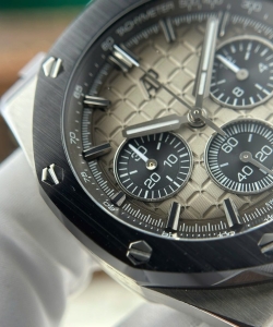 audemars piguet royal oak offshore chronograph 26420 gray dial a 43mm