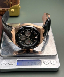 audemars piguet royal oak offshore chronograph 26420 rose gold black dial a 43mm