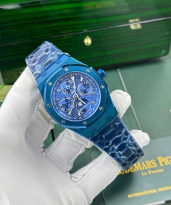 audemars piguet royal oak perpetual calendar 26579cs blue 41mm