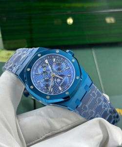 audemars piguet royal oak perpetual calendar 26579cs blue 41mm