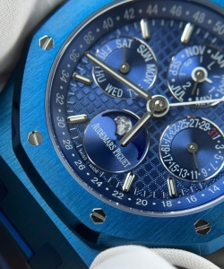 audemars piguet royal oak perpetual calendar 26579cs blue 41mm