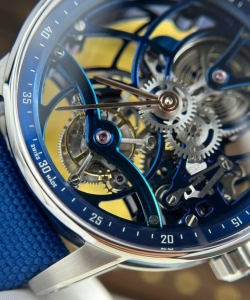 audemars piguet 26600 tourbillon openworked blue 41mm