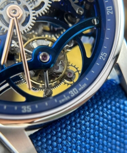 audemars piguet 26600 tourbillon openworked blue 41mm