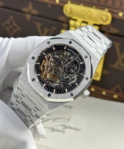 audemars piguet royal oak frosted 15407 skeleton dial t 41mm