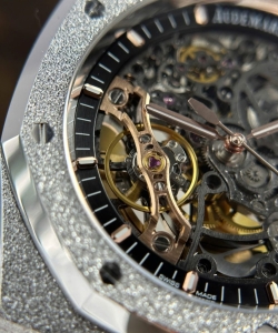 audemars piguet royal oak frosted 15407 skeleton dial t 41mm