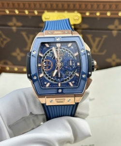 hublot spirit of big bang bezel ceramic blue 42mm