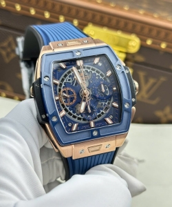 hublot spirit of big bang bezel ceramic blue 42mm