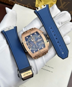 hublot spirit of big bang king gold dial blue 42mm