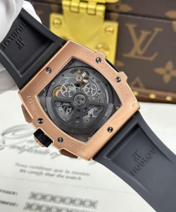 hublot spirit of big bang king gold dial blue 42mm