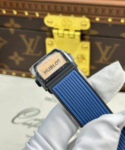 hublot spirit of big bang king gold dial blue 42mm