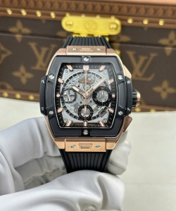 hublot spirit of big bang king gold bezel black ceramic 42mm