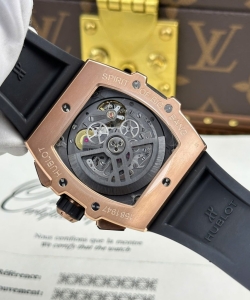 hublot spirit of big bang king gold bezel black ceramic 42mm