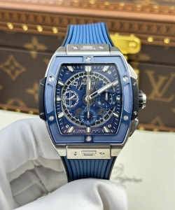 hublot spirit of big bang titanium bezel blue 42mm